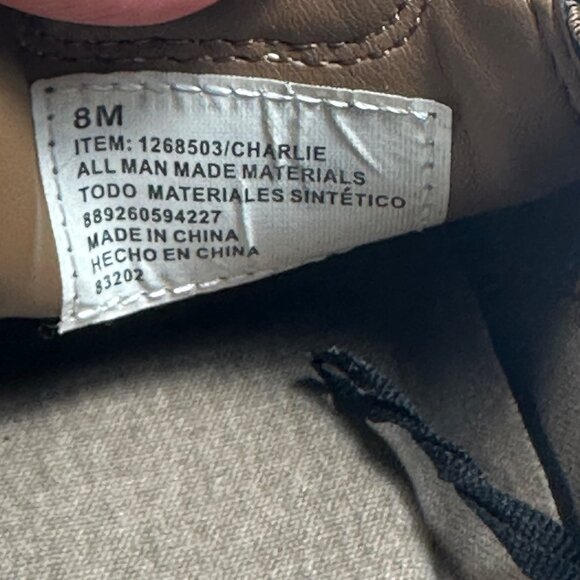 IZOD Mens Brown Leather Slip-On Loafers Contrast Stitching Rubber Sole Shoes 8M - Picture 11 of 11